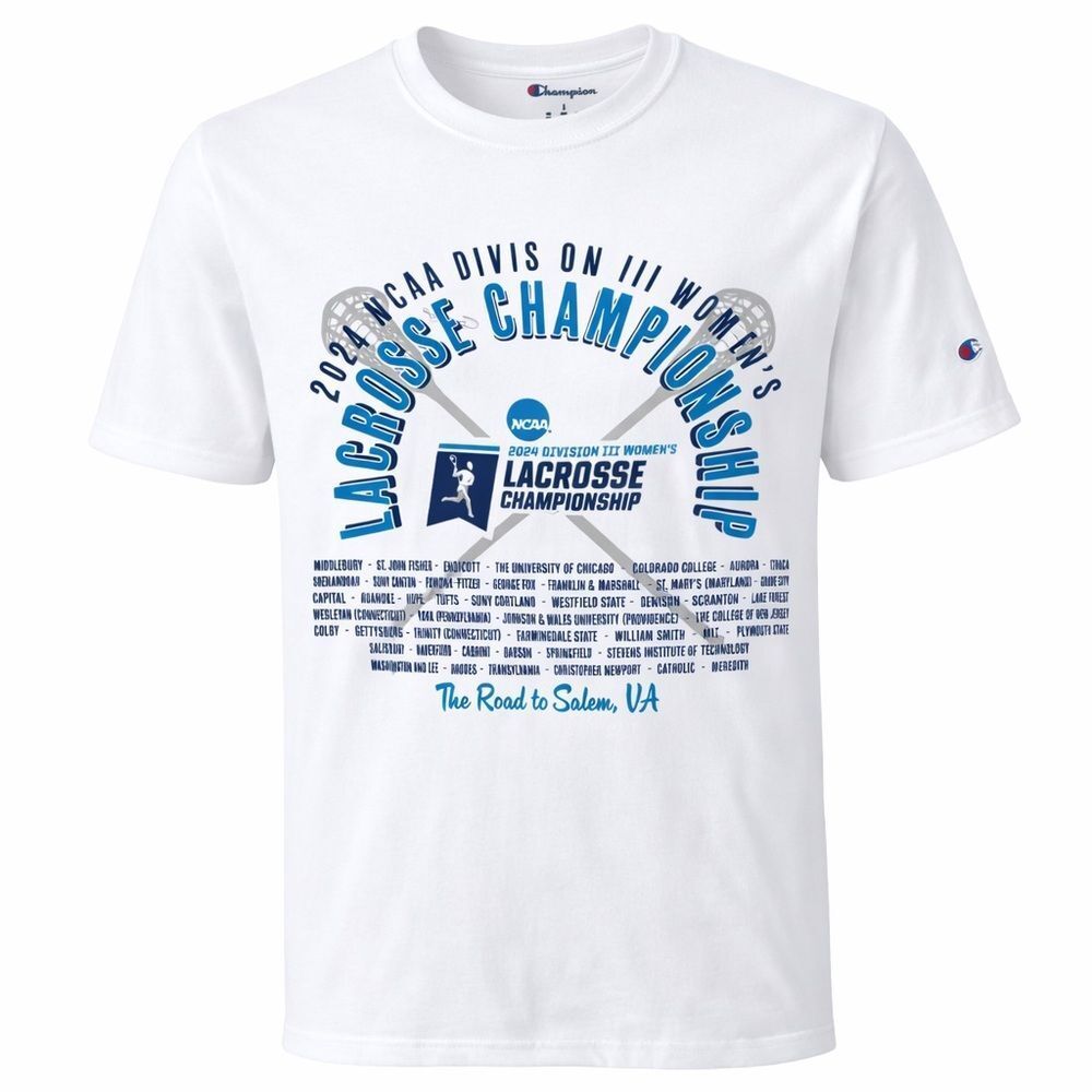 Champion 2024 NCAA Division III Women’s Lacrosse Championship T Shirt Size L